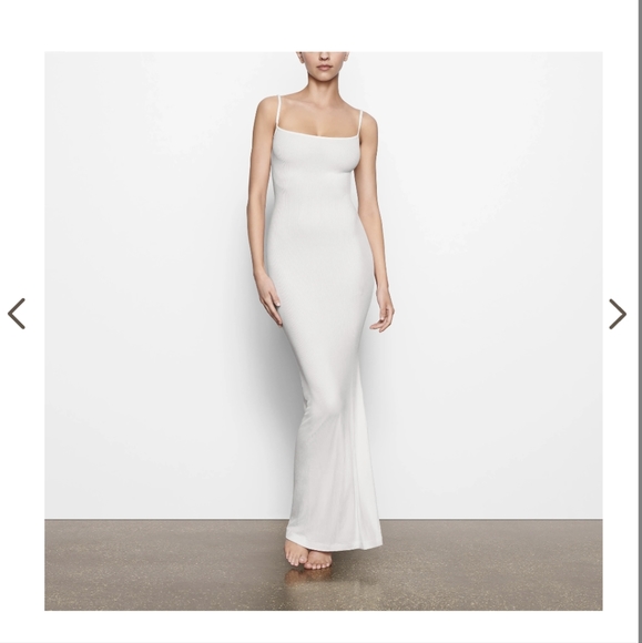 Soft Lounge Henley Long Slip Dress - Picture 3 of 7